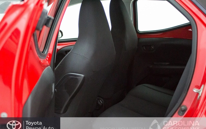 Toyota Aygo cena 41000 przebieg: 90158, rok produkcji 2019 z Wronki małe 79